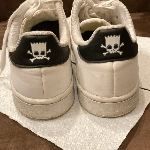 Adidas El Barto ( the simpsons) sneackers men sz 11 white great condition - Picture 7 of 8